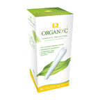 Organyc - 100% Certified Organic Cotton Tampons - Cardboard Applicator, Free from Chlorine, Perfumes, Rayon, and Chemicals, Regu