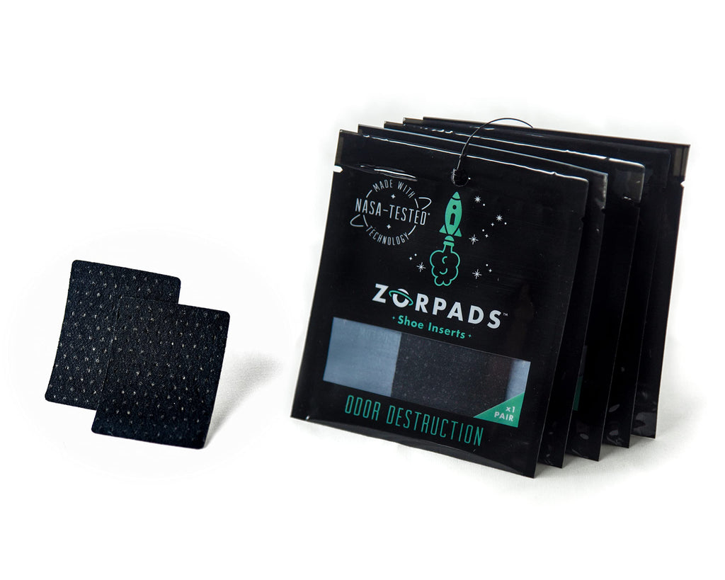 Zorpads Odor Eliminating Shoe Inserts Five Pairs - As Seen on Shark Tank