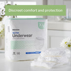 McKesson Ultra Adult Incontinence Underwear, [56 Count], Heavy Absorbency, XL, 58-68 in. Unisex Bladder Leak Protection, Pull-On