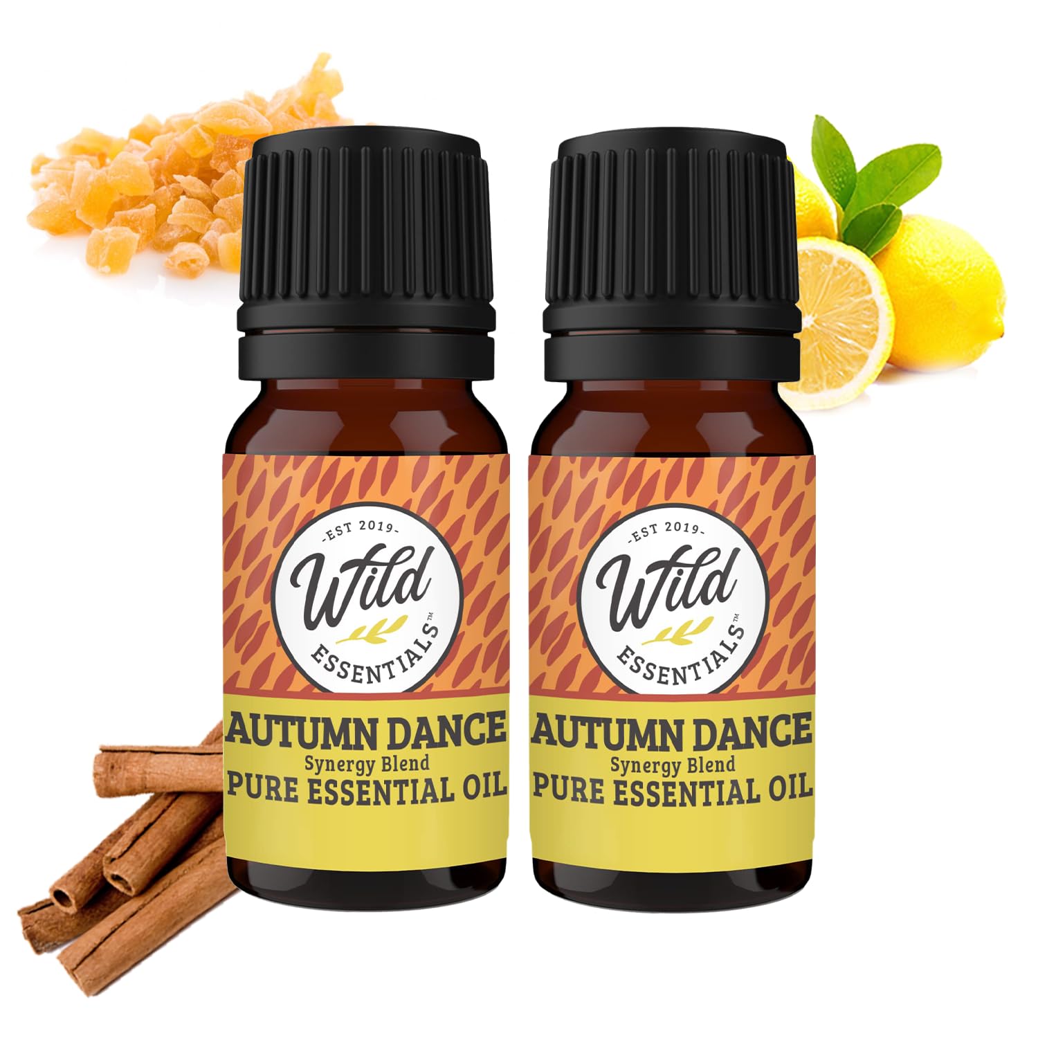 Wild Essentials Autumn Dance 100% Pure Essential Oil Synergy Blend 2 Pack - 10ml, Therapeutic Grade, Warming, Potpourri, Comfort