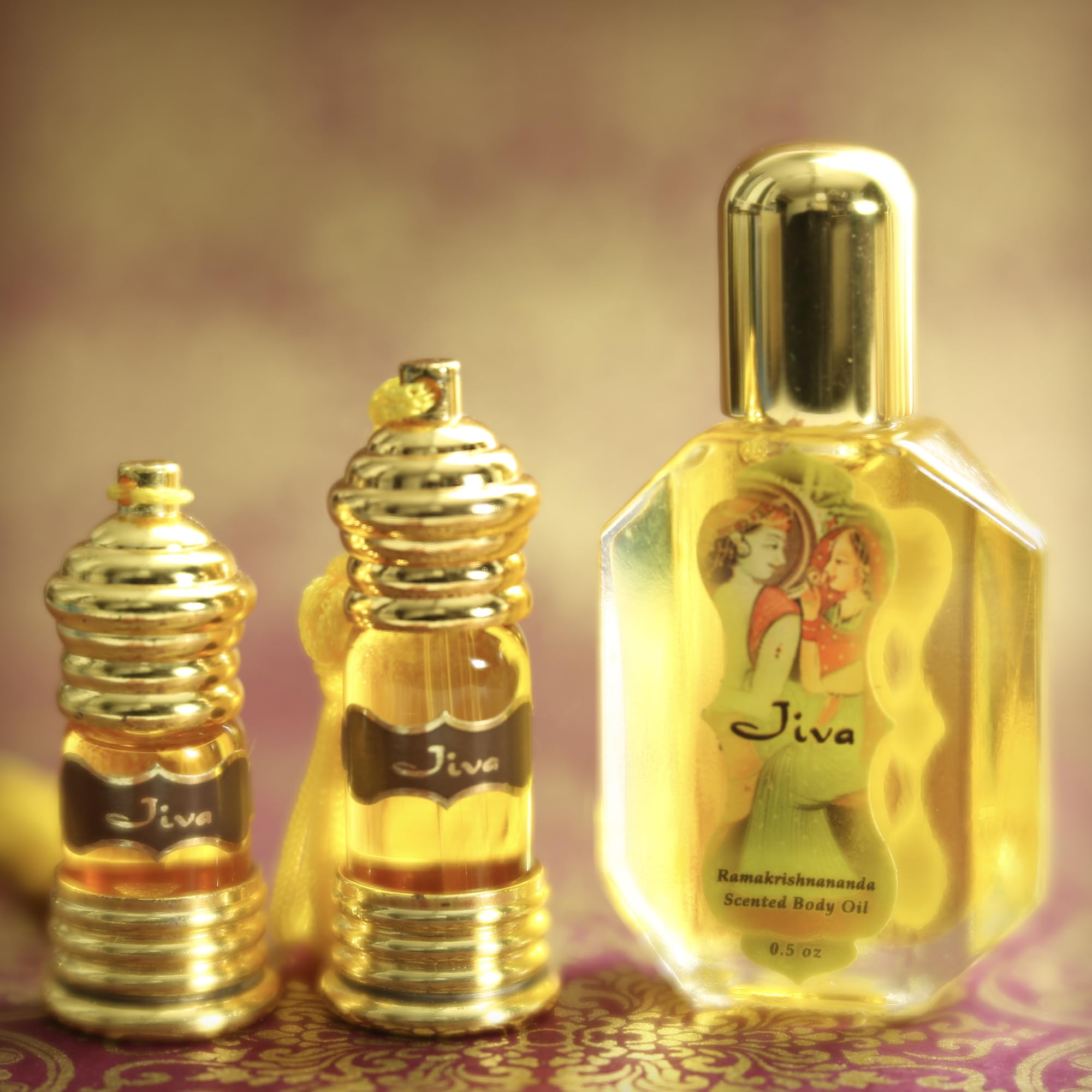 Prabhujis Gifts Jiva Jasmine Oil, 0.5 OZ