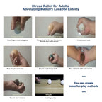 LLY 2 Hand Exercise Ball, Chinese Baoding Ball, Hand Therapy Ball, Adult Stress Relief Massage Ball, Alleviating Memory Loss (