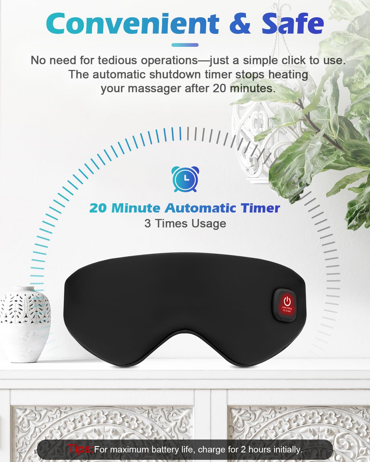 Silk Cordless Heated Eye Mask, Washable Heat Eye Compress for Dry Eye Electric Eye Heating Pad Warm Eye Mask for Eye Fatigue Sty