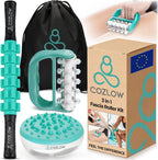3-in-1 Fascia Roller Kit, Helps Reduce The Appearance of Cellulite, Helps Increase Circulation & Firms Skin, Fascia Massagers fo