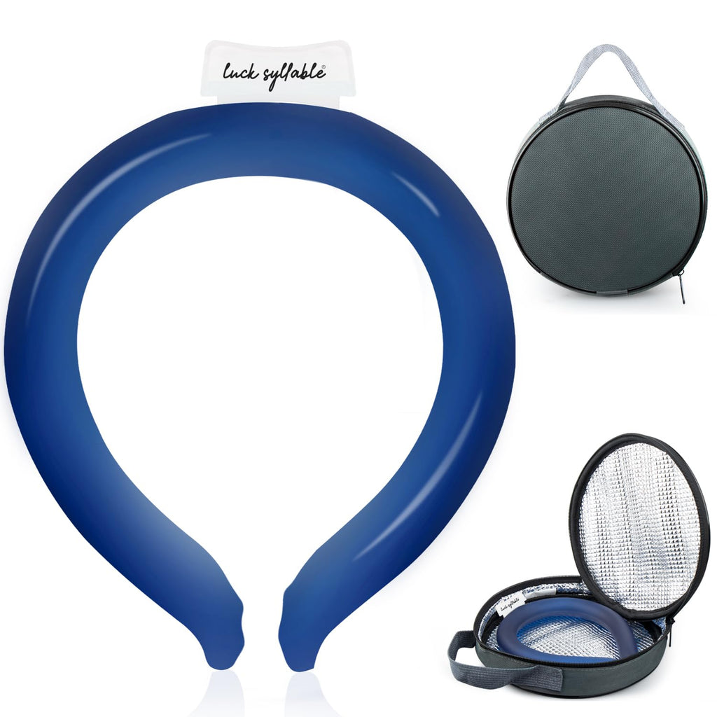 Neck CoolingTube with Insulated Bag, Reusable Ice Coolers Wearable Body CoolingProducts, Neck Coolers for HotWeather