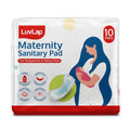 Luvlap Extra Absorbent Maternity Pad, Pack Of 10 Pads, 02 Weeks PostBirth, After Delivery Pad For Heavy Flow, SanitaryPad For