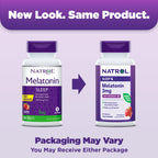 Natrol Fast Dissolve Melatonin 3 mg, Melatonin Supplements for Restful Sleep, Sleep Support for Adults, 90 Strawberry-Flavored T