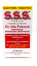 S.S.S. Tonic Vitamin Tablets 40 CT