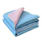 2PCS Reusable Underpads Large 34 x 36, Upgrade Cooling Waterproof Bed Pads with Heavy Absorbent, Washable for Incontinent, Potty