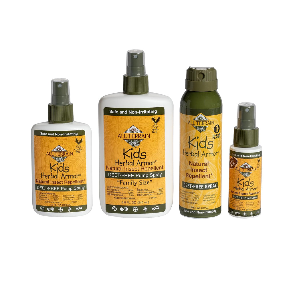 Kids Herbal Armor DEET-Free Pump Spray 8oz. Insect Repellent - Value Size, Plant-Based and All-Natural Bug Repellent for Outdoor