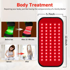 Red Light Therapy Belt, Infrared Light Therapy for Body, Wearable Wrap with Timer for Back Shoulder Waist Muscle Pain Relief, Im