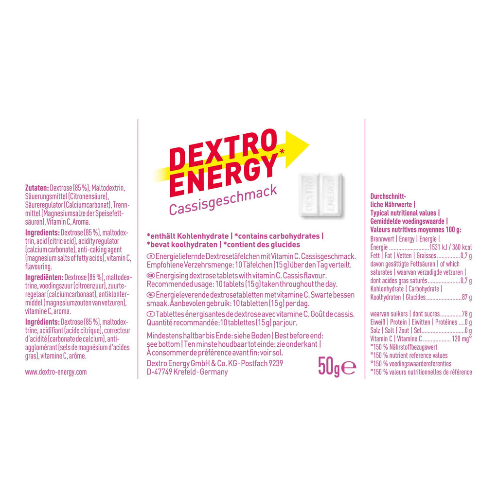 Dextro Energy Minis Blackcurrant (12-pack)