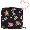 Adorable Pink Peri - Reusable Sanitary Napkin Pads Storage Bag Portable for Women Girls | Made of Nylon + Water Resistance | Zer