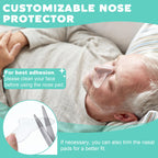 10 Pack CPAP Nose Pads, Anti Leak CPAP Nose Protector for Most Masks, Reusable Silicone Gel Nasal Pads - Relieve Pressure & Skin
