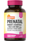 Prenatal Multivitamin and Mineral Formula | 100 Quick Release Capsules | with Folic Acid 800 mcg | Non-GMO, Gluten Free Suppleme