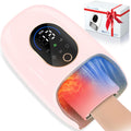 KingPavonini Hand Massager with Heat and Compression, Wrist Heating & Air-Compression, Palm Rolling, Cooling Fan, Cordless Wrist