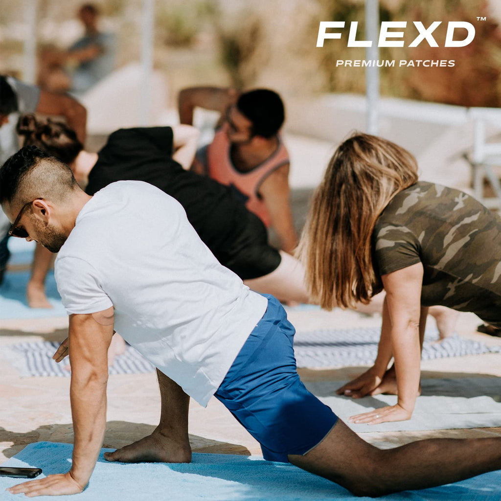 Flexd - Freestyle Waterproof Sensor Covers for Libre 2 & 3 - (30 Pcs) - Libre 3 Sensor Covers - CGM Adhesive Patches - Without A