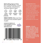 AURA CACIA Refresh Workout Mist, 2 FZ