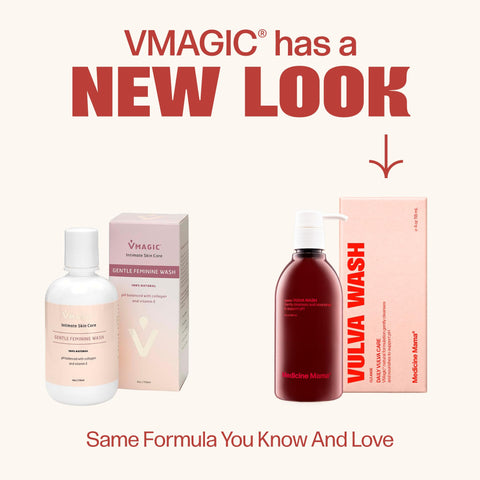 VMAGIC by Medicine Mama Vulva Wash -pH Balanced Daily Feminine Wash - Gentle, Fragrance Free & Non-Irritating - Gynecologist Rec