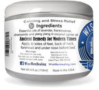 Wise Men Calm Balm - 4 fl oz. Natural Essential Oil Remedy Supports Relaxation and Aromatherapy