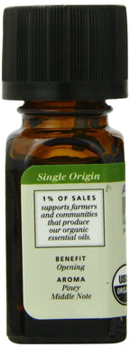 Aura Cacia Organic Cypress Essential Oil | GC/MS Tested for Purity | 7.4ml (0.25 fl. oz.)