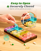 Extra Large Pill Organizer 2 Times a Day, Weekly XL AM PM Pill Case, 7 Day Pill Box Twice a Day, Oversized Daily Medicine Pill O