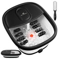SPA4PIEDS 2025 Collapsible Foot Spa Bath with Massage Roller and Jets, Red Light, Pedicure Tool, Feet Soaking Tub for Stress Rel
