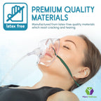 Mars Wellness Oxygen Tubing - Premium Clear Crush Resistant Oxygen Tubes - 50 Foot - 3 Tubes