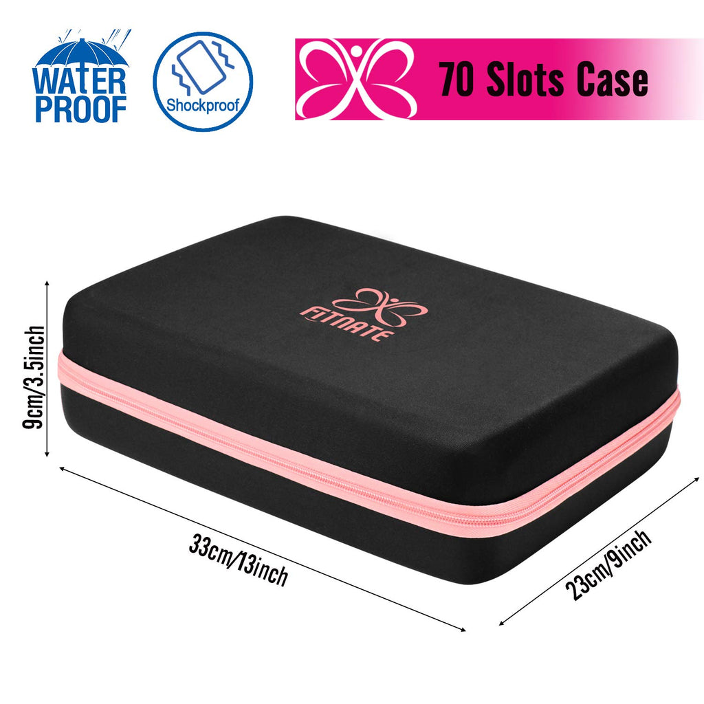FITNATE Essential Oils Storage Essential Oils Case for 5ml 10ml 15ml Essential Oils, Essential Oil Travel Case with Essential Oi
