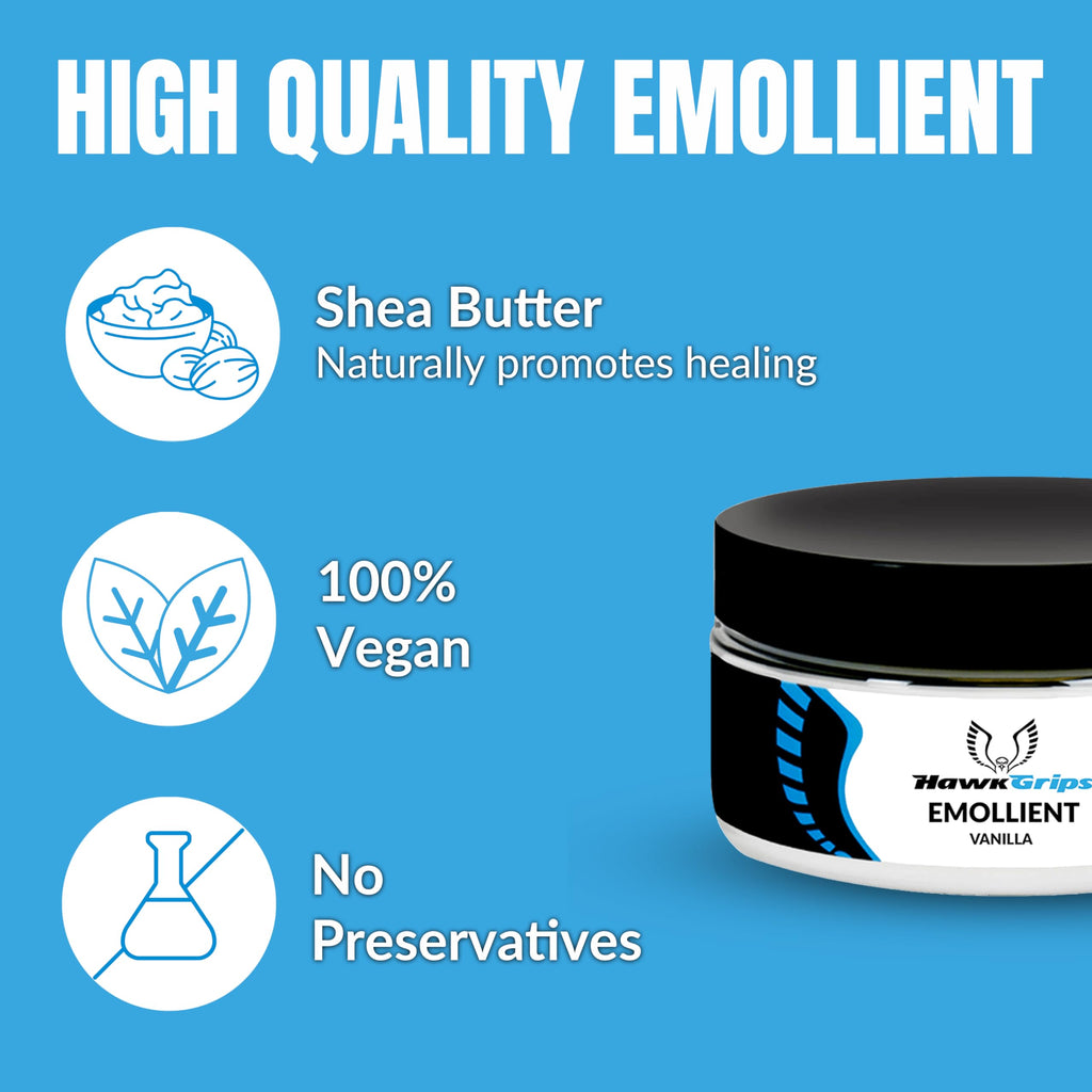 HawkGrips 8oz Massage Emollient, Vanilla, Emollient for IASTM and Massage, Soft Tissue Mobilization & Lubrication for Massage Th