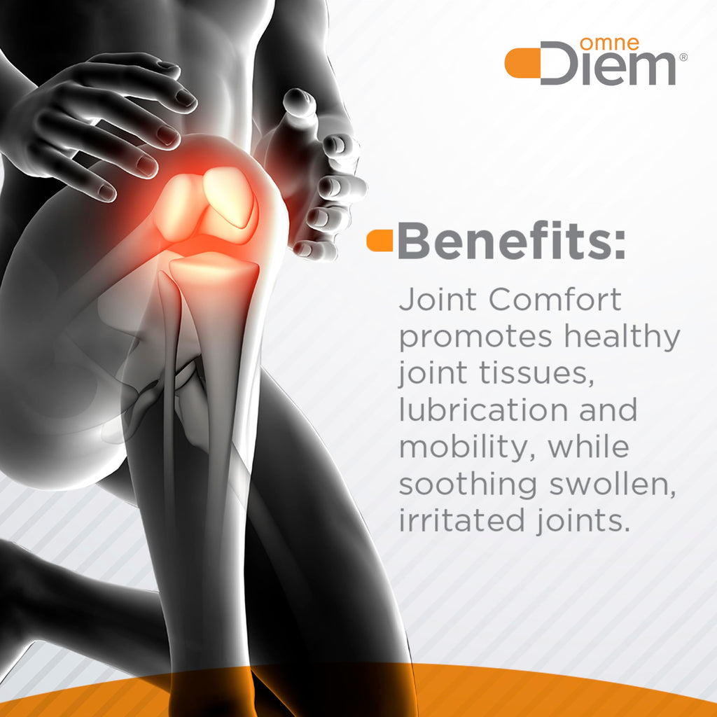 OmneDiem Joint Comfort with ZOARA, 60 Capsules - Dietary Supplement for Comprehensive Joint Care & Comfort