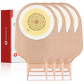 DERAYMI 20 PCS Colostomy Ostomy Bags | One-Piece Drainable Ostomy Supplies Bag for Ileostomy & Stoma Care | Gentle Hydrocolloid 
