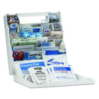 First Aid Only 90639 ANSI 2015 Compliant 50 Person Bulk Class A+, First Aid Kit, Plastic Case with Dividers