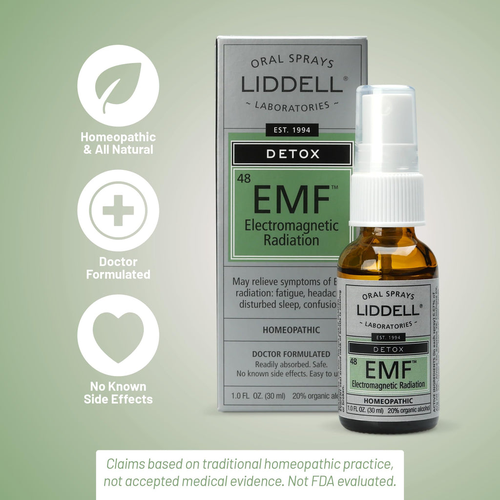 Liddell Homeopathic Anti-Tox Elecentero Magnetic EMF Radiation, 1 Ounce