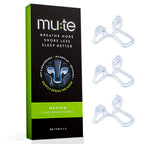 Rhinomed Mute Snoring Solution Nasal Dilator for Snore Reduction - Anti-Snoring Aid Solution - Improve Airflow - Comfortable Nos