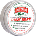 Amish Origins Draw Salve Ointment, 2 oz, for Ingrown Hair, Boil and Cyst, Maximum Strength Fast Acting for Splinters Remover, Bu