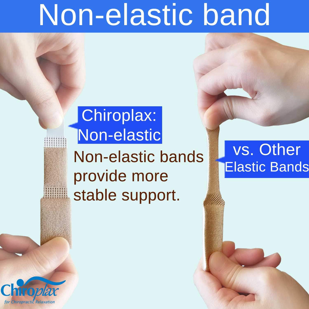 Chiroplax Non-Elastic Toe Wraps Buddy Tape (4 Pack) Broken Overlapping Hammer Toe Separator Brace Finger Cushion Bandages Splint