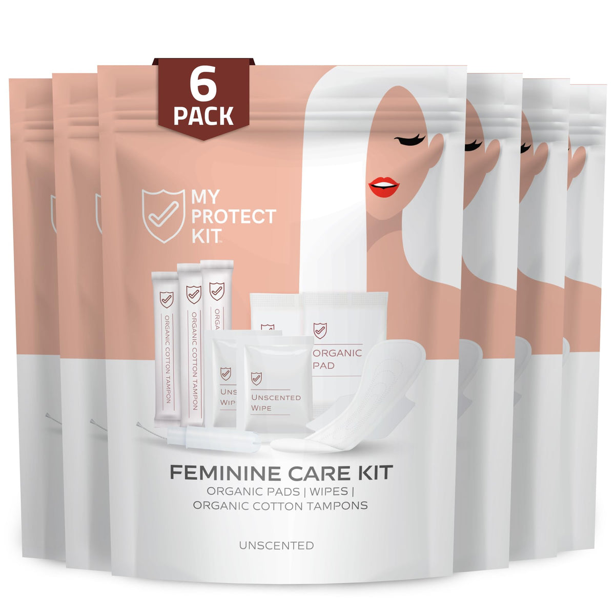 MY PROTECT KIT Feminine Care Kit, 11Piece Personal Hygiene Set for Women