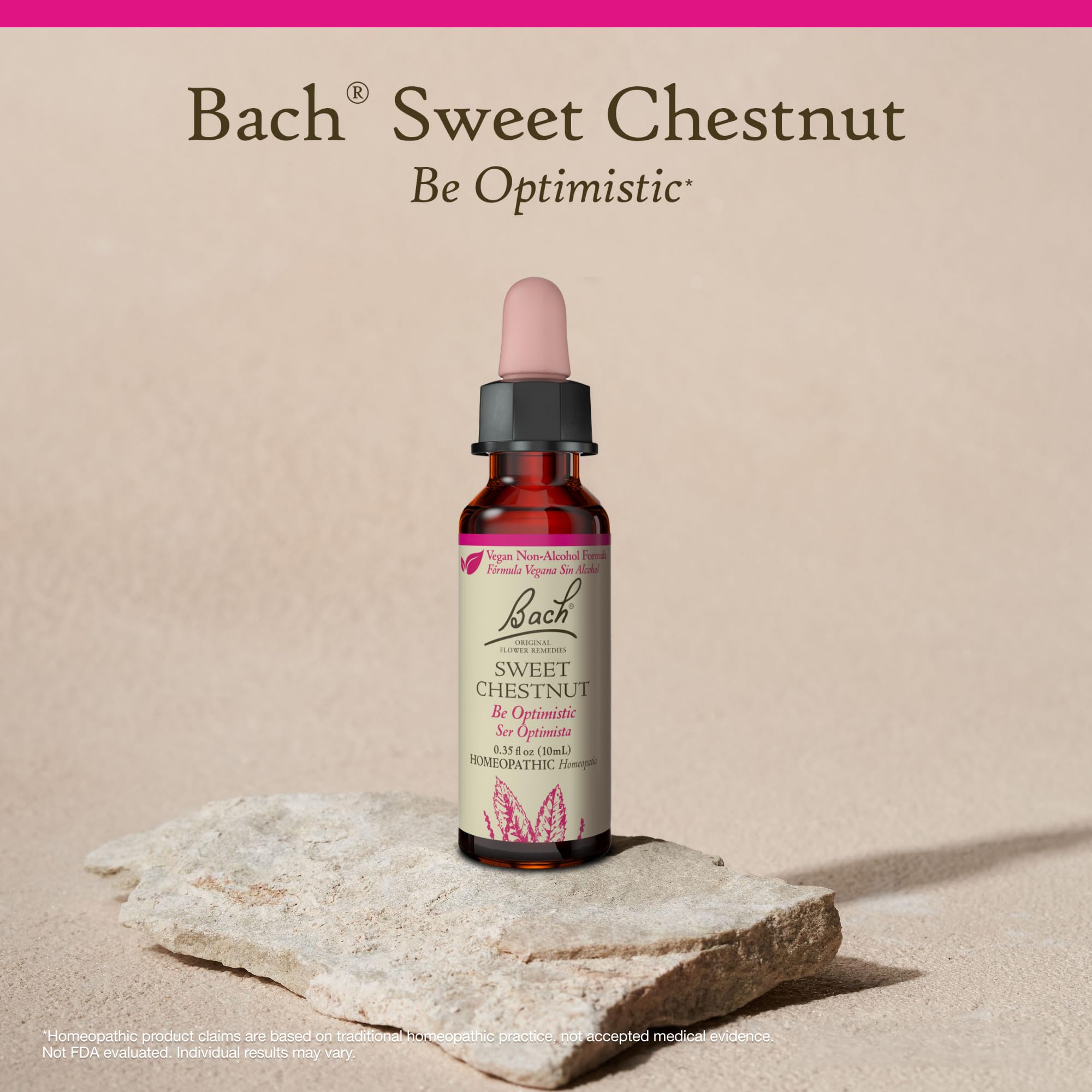 Bach Original Flower Remedies, Sweet Chestnut (Non-Alcohol Formula) - Be Optimistic - Natural Homeopathic Flower Essence for Emo