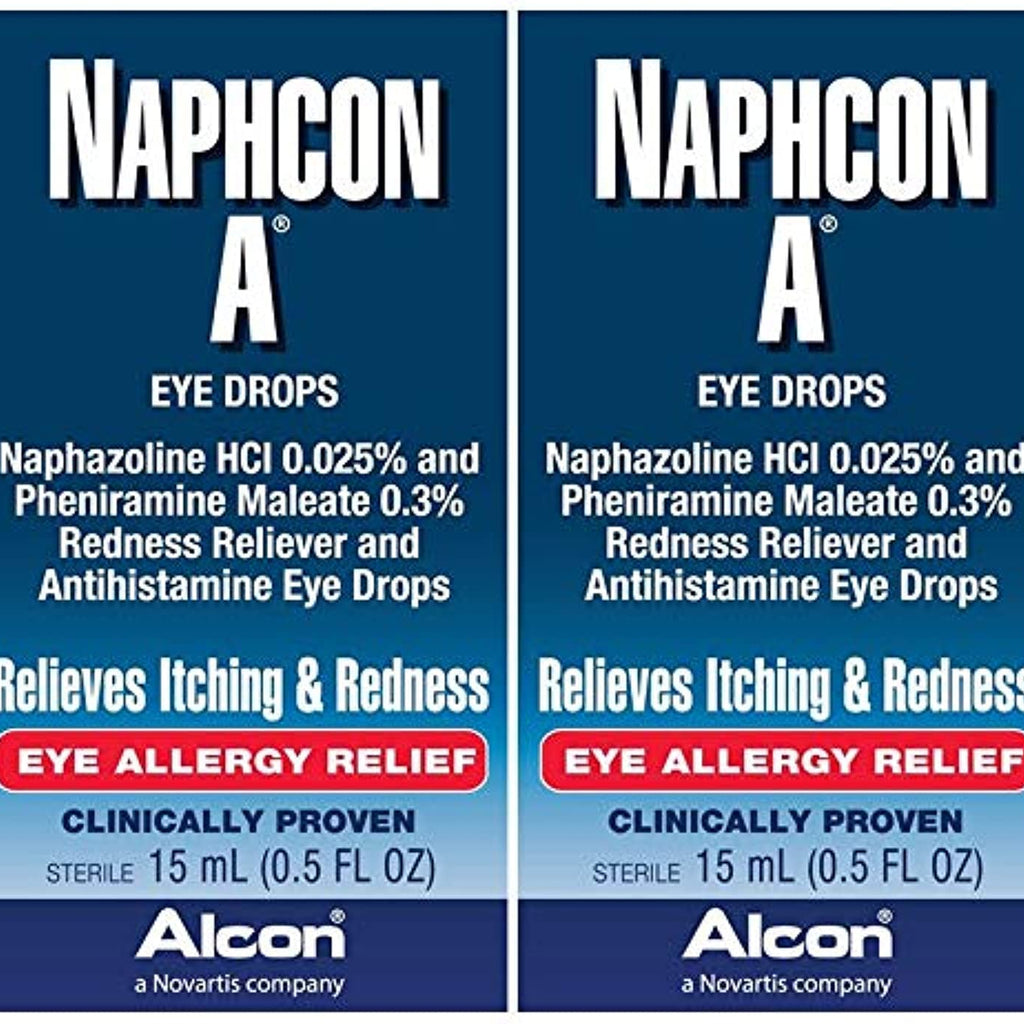Naphcon A Eye Drops, 15-mL,2 Count