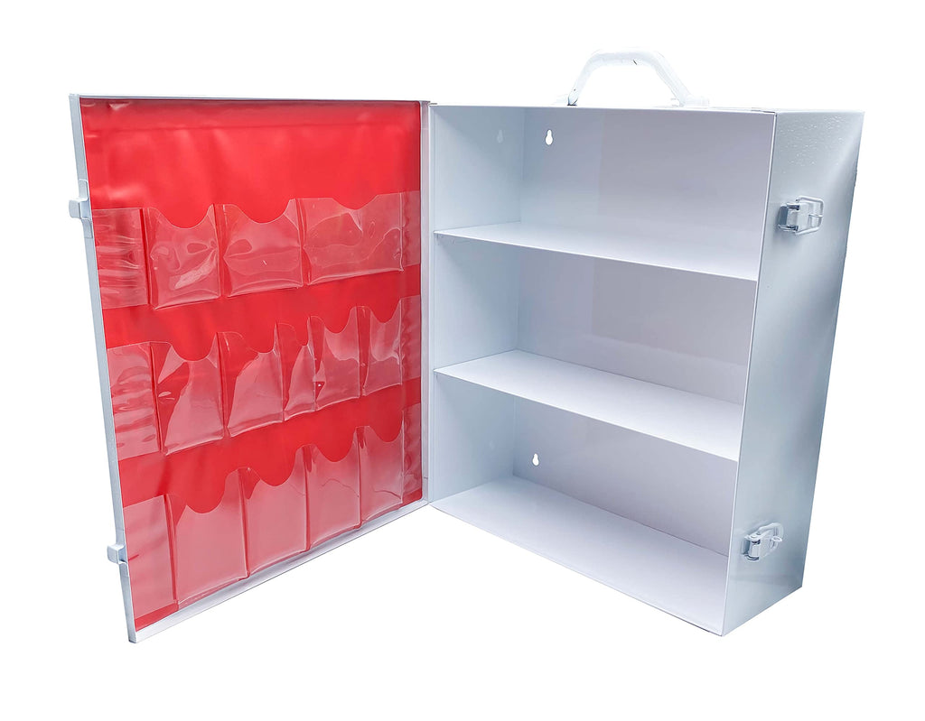Rapid Care First Aid 62003 3 Shelf First Aid Cabinet Without Product