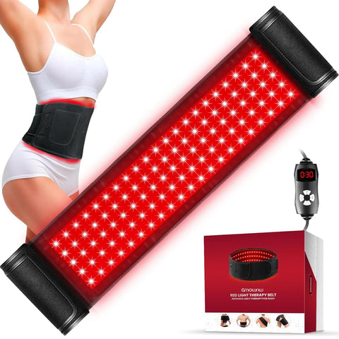 Red Light Therapy for Body, Infrared Light Therapy for Shoulder Waist Muscle Pain Relief, Upgraded 3 in 1 Led Beads, 660nm&850nm
