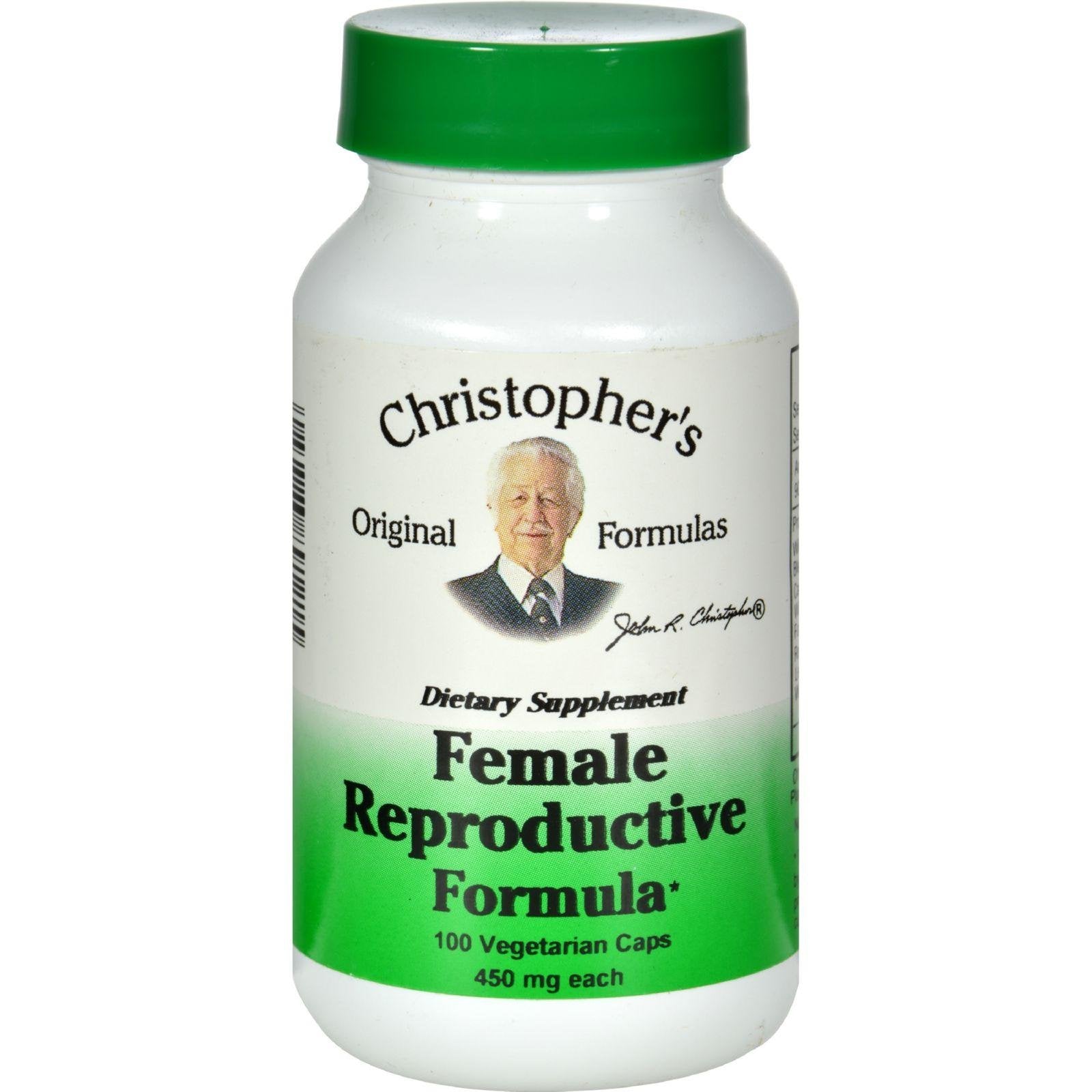 Dr. Christopher S Formulas Female Reproductive Frmla 100 Cap