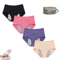 biqozi Panties for Women Over 60 70, Leakproof Ladies Underwear, Ladies Comfortable Leak Proof Incontinence Panties(#09,4X-Large