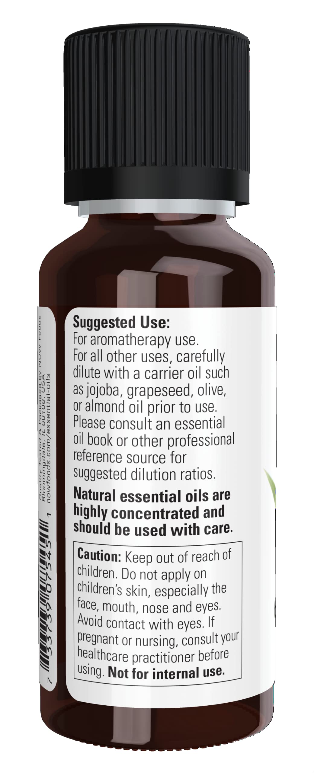NOW Essential Oils, Eucalyptus Oil, Clarifying Aromatherapy Scent, Steam Distilled, 100% Pure, Vegan, Child Resistant Cap, 1-Oun