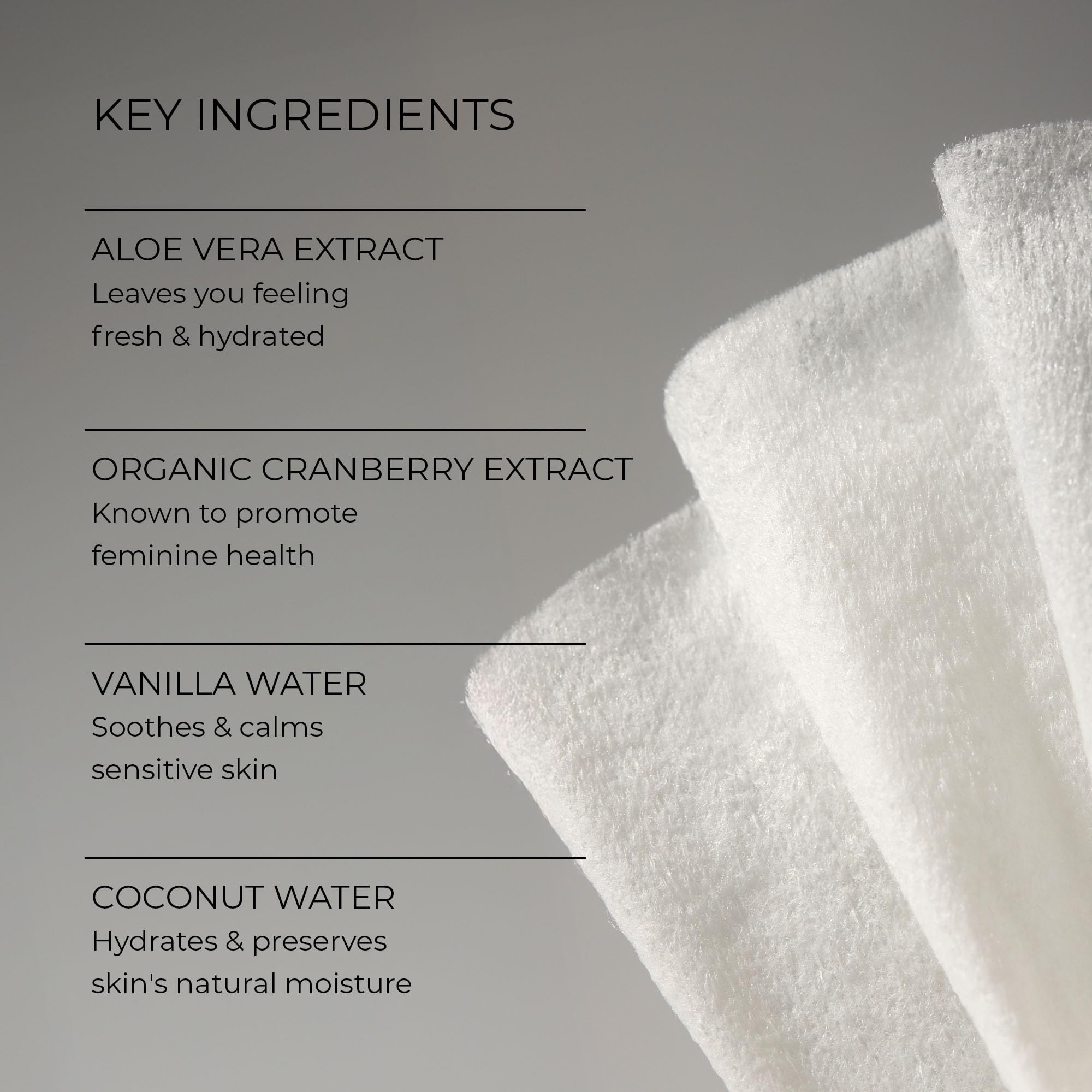 Woo More Play Freshies: All-Natural Feminine Intimacy Towelette Wipes with Coconut Oil and Aloe Vera, Promotes Feminine Health &