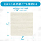 MedVance TM Alginate - Calcium Alginate Dressing 2x2, Box of 5 dressings