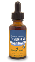 Herb Pharm Certified Organic Feverfew Liquid Extract for Minor Pain Support - 1 Ounce
