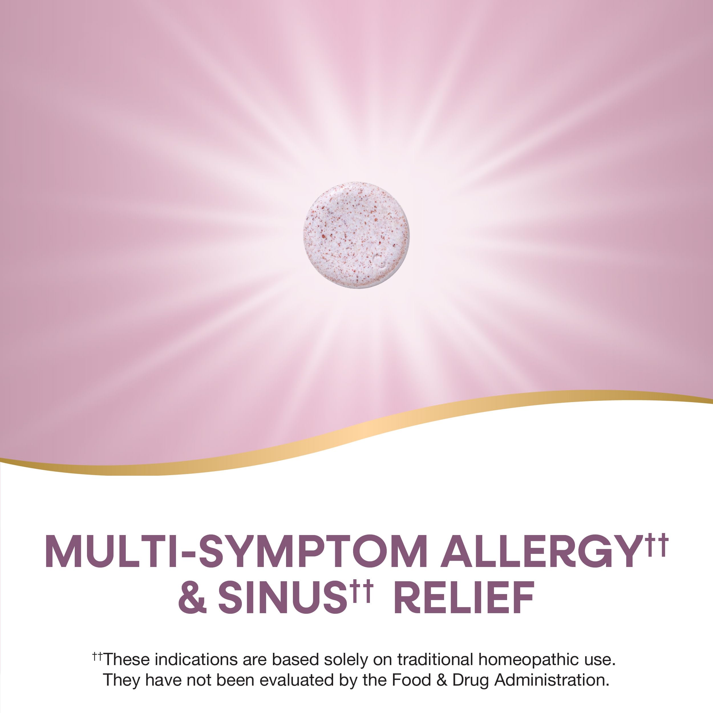 Natures Way Allergy+Sinus Relief Chewables, Umcka, Sneezing*, Runny Nose*, Headache*, Cough, Congestion, No Phenylephrine, Non-