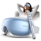 RENPHO FSA HSA Eyeris1 Eye Massager, Birthday Valentine's Day Gifts, Migraine Massager with Remote, Compression, Silent Mode, Bl